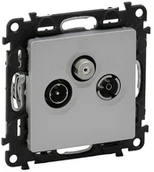 Rozgałęźniki - Legrand Legrand 753352 - Gniazdko elektryczne VALENA LIFE TV-RD-SAT aluminium - miniaturka - grafika 1