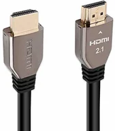 Kable - Promate Kabel HDMI 8 K, ultra szybki kabel HDMI 2.1 z 8 K HDR, prędkość transmisji 48 Gb/s, długość kabla 2 m, obsługa 3D i ulepszone Audio Return (eARC) do Apple TV, Xbox, PS4 CABPROLINK8K200 - miniaturka - grafika 1
