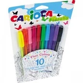 Długopisy - KW Trade DŁUGOPIS CARIOCA FIORELLA TYPU CORVINA 42775 10 KOLORÓW KW1014 - miniaturka - grafika 1