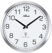 Zegary - Atlanta Zegar naścienny radiowy  30 cm, metalowa obudowa 4371/0 408020485 - miniaturka - grafika 1