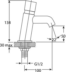 Omnires Y1217 - Baterie umywalkowe - miniaturka - grafika 2