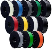 Filamenty i akcesoria do drukarek 3D - Print-Me Zestaw filamentów Print-Me Smooth ABS 1,75mm 1,2kg - 11 kolorów + ABS ESD czarny PRI-20818 - miniaturka - grafika 1