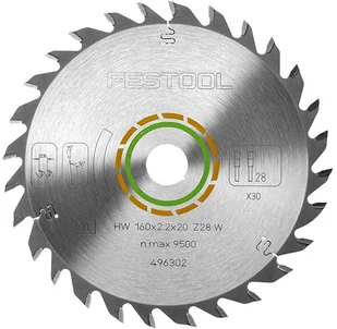 Festool Tarcza pilarska uniwersalna HW 160X2,2X20 W28 - Tarcze do pił Festool Tarcza pilarska uniwersalna HW 160X2,2X20 W28 - Tarcze do pił - miniaturka - grafika 1
