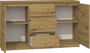 Komoda 2D3S 120CM Dąb Artisan 2D3S ARTISAN KPL - Komody - miniaturka - grafika 2