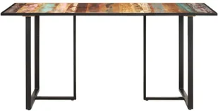 VidaXL Lumarko Stół jadalniany, 160 cm, lite drewno z odzysku 320694 VidaXL - Stoły - miniaturka - grafika 3