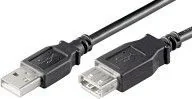 Kable USB - Gembird Kabel USB KABEL USB 2.0 GOOBAY PRZEDŁUŻACZ AM/AF 1.8M USB 2.0 CZARNY 68903 - miniaturka - grafika 1