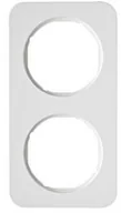 Klawisze i ramki - Berker R1 białe szkło ramka 2 B_10122109 - miniaturka - grafika 1
