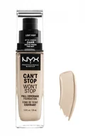 Podkłady do twarzy - NYX professional makeup Professional Makeup - CAN''T STOP WON''T STOP - FULL COVERAGE FOUNDATION - Podkład do twarzy - LIGHT IVORY - miniaturka - grafika 1
