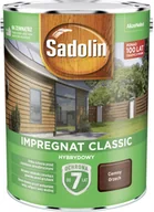 Farby i impregnaty do drewna - Sadolin Impregnat Classic ciemny orzech 4,5 l - miniaturka - grafika 1
