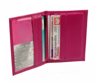 Wedmar (PL) Etui Na Karty Dokumenty ELKOR (PL) Mały Wizytownik Skóra Naturalna - Etui na dokumenty i karty - miniaturka - grafika 5