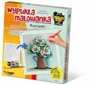 Mirage Hobby Wypukła Malowanka Kwiaty Rumianki - Zabawki kreatywne - miniaturka - grafika 2