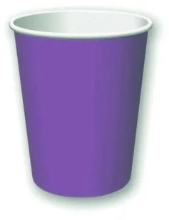 AR Kubeczki papierowe fioletowe 10 szt DB6020FIO - Naczynia i sztućce jednorazowe - miniaturka - grafika 2