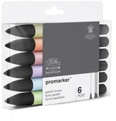 Przybory szkolne - Promarker 6 Pastel Tones - miniaturka - grafika 1