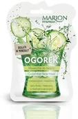 Maseczki do twarzy - Marion Fit & Fresh Maseczka do twarzy Ogórek 7.5ml 81021 - miniaturka - grafika 1