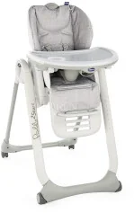 Chicco Polly 2 Start 4 kółka Happy Silver - Krzesełka do karmienia - miniaturka - grafika 2