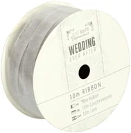 Pasmanteria - DALPRINT Wstążka aksamitna 10m Silver Wedding Ever After - miniaturka - grafika 1