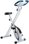 Rowery treningowe - Ultrasport Ultra Sport F-Bike składany rower treningowy z komputerem i czujnikami do pomiaru tętna, niebieski, OS 331100000282 - miniaturka - grafika 1