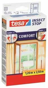 Tesa Moskitiera drzwiowa  Standard 1 2 x 2 5 m biała - Klamki - miniaturka - grafika 2