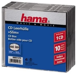 Hama Pudełko Opakowanie Slim na CD/DVD 1 szt. - Pudełka i akcesoria na płyty CD - miniaturka - grafika 2