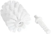 Akcesoria do wc - Wenko WENKO 15079512 szczotka do WC-komplet Biały  8,5 cm  uchwyt na szczotkę do WC, z zamkiem adapter, tworzywo sztuczne, 8.5 x 9.3 x 8.5 cm, biały 15079100 - miniaturka - grafika 1