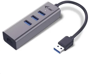 i-Tec USB 3.0 Metal 3-portowy HUB z adapterem Gigabit Ethernet U3METALG3HUB - Huby USB - miniaturka - grafika 5