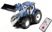 Modele zdalnie sterowane - SIKU koparka Control Bluetooth New Holland T7.315 z przednią łyżką - miniaturka - grafika 1