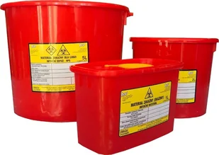 Pojemnik na odpady medyczne i materiał zakaźny (mp) - Meble i wyposażenie gabinetów medycznych Pojemnik na odpady medyczne i materiał zakaźny (mp) - Meble i wyposażenie gabinetów medycznych - miniaturka - grafika 1