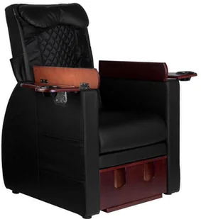 AZZURRO Fotel spa do pedicure z masażem pleców azzurro 101 czarny - Meble kosmetyczne - miniaturka - grafika 4