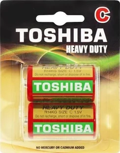 Toshiba Baterie cynkowo-węglowe R14KG BP-2TGTE SS - Baterie i akcesoria - miniaturka - grafika 2