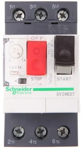 Schneider Electric Wyłącznik silnikowy 3P 0,75kW 1,6-2,5A - Bezpieczniki elektryczne - miniaturka - grafika 2