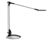 Lampy stojące - MAUL Lampka LED na biurko MAULoptimus Colour Vario, 10W, ze ściemniaczem, srebrna M8206795 - miniaturka - grafika 1