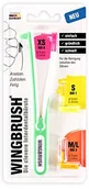 Szczoteczki międzyzębowe - Wingbrush WINGBRUSH zestaw startowy z 3 wymiennymi szczotkami | znany z "Die Höhle der Löwen" - miniaturka - grafika 1