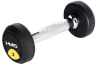 Hantle i ciężarki - HMS Hantla 2 kg gumowana Pro HG HMS 17-66-145 - miniaturka - grafika 1