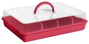Plast Team POLAND SP. Z O.O. Pojemnik Na Ciasto Gdynia 1866 Czerwony TEA000407 - Pojemniki kuchenne - miniaturka - grafika 2