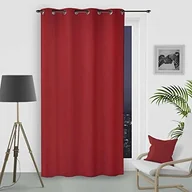 Zasłony - Soleil d'ocre Zasłona na przelotkach 140x240 cm Alicja Czerwony knitterarm - miniaturka - grafika 1