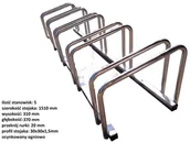 Szafy i regały magazynowe - UNIMET STOJAK NA ROWERY 5 MIEJSC, OCYNK OGNIOWY G/STO R5M [12563033] - miniaturka - grafika 1