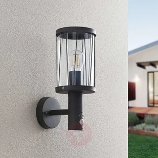 Lindby Lindby Yonan kinkiet zewnętrzny z czujnikiem - Lampy ogrodowe - miniaturka - grafika 5