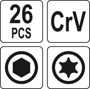 Yato ZESTAWY KLUCZY IMBUSOWYCH 26SZT YT-05644 - Zestawy narzędziowe - miniaturka - grafika 5