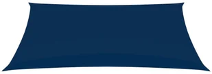 vidaXL Prostokątny żagiel ogrodowy, tkanina Oxford, 6x8 m, niebieski vidaXL - Parasole ogrodowe - miniaturka - grafika 4