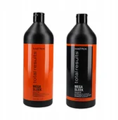 Zestawy kosmetyków damskich - Matrix Mega Sleek Szampon 1000 + Odżywka 1000 - miniaturka - grafika 1