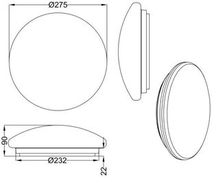 Trio Plafon LAMPA sufitowa ACHAT R62732800 natynkowa OPRAWA okrągła LED 11,5W z efektem gwiazd IP44 biała R62732800 - Lampy sufitowe - miniaturka - grafika 2