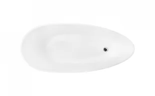 Besco Wanna wolnostojąca Goya XS Black&White 142x62 cm + - Wanny - miniaturka - grafika 2