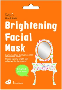 Cettua Rozświetlająca maska na tkaninie do twarzy - Brightening Facial Mask Rozświetlająca maska na tkaninie do twarzy - Brightening Facial Mask - Pozostałe kosmetyki do pielęgnacji twarzy - miniaturka - grafika 2