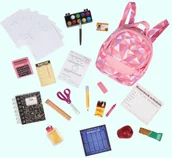 Akcesoria dla lalek - Our Generation Our Generation: akcesoria do kreatywnej zabawy Do Szkoły! - miniaturka - grafika 1