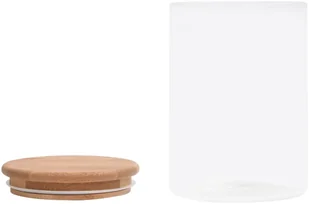 vidaXL vidaXL Szklane słoje z bambusową pokrywką 4 szt. 800 ml 150704 - Pojemniki kuchenne - miniaturka - grafika 4