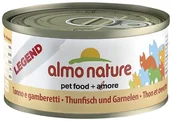 Mokra karma dla kotów - Almo Nature Tuńczyk z krewetkami puszka 6x70g - miniaturka - grafika 1