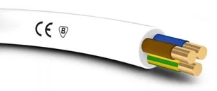 Elektrokabel Przewód instalacyjny okrągły 450/750V YDY 3x2,5 YDY3X2,5 - Przewody elektryczne - miniaturka - grafika 3