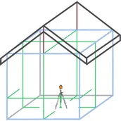 Sprzęt geodezyjny - GeoFennel Laser liniowy krzyżowy FLG 66-Xtreme GREEN SP 12-283-21 - miniaturka - grafika 1