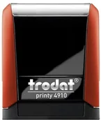 Pieczątki - Trodat Pieczątka automat 4910 czerwona - poduszka czarna 26X9mm /TRE-4910CEWCA/ UN190-3 - miniaturka - grafika 1