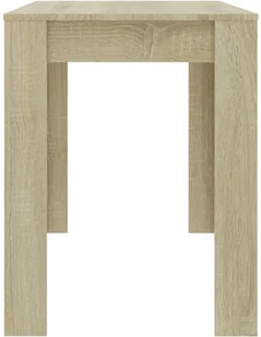 vidaXL Stół jadalniany, kolor dąb sonoma, 120x60x76 cm, płyta wiórowa - Stoły - miniaturka - grafika 5